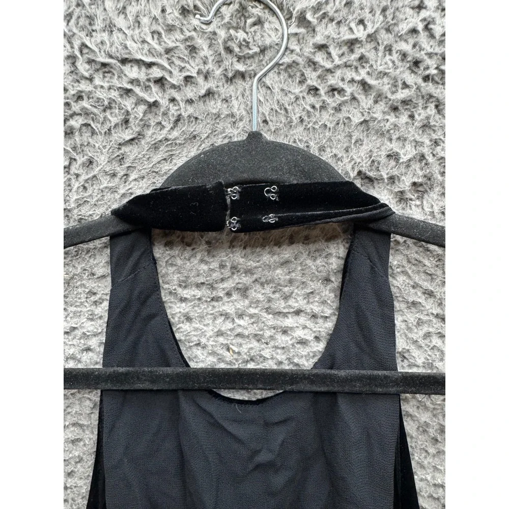 Reformation Black Velvet Mini Dress - Picture 4 of 9